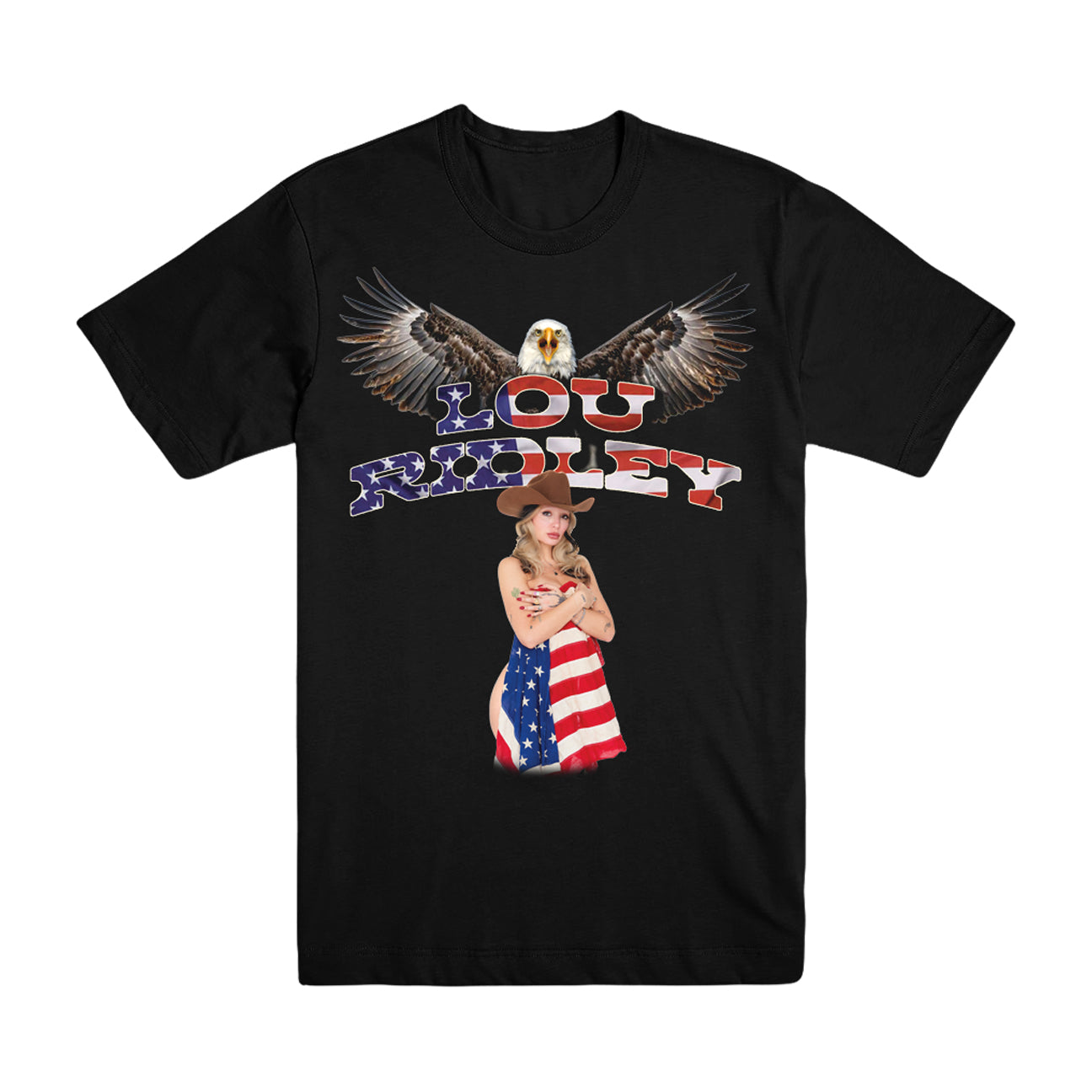 Eagle Flag Portrait Tee